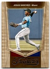 2021 Panini Chronicles Timeless Treasures Jesus Sanchez Rookie Miami Marlins #4