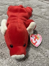 TY Beanie Baby "Tabasco" Very Rare 1995, Bulls, Excellent Condition with Tags
