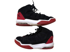 Nike Air Jordan Max Aura Sneakers Youth 5Y Black Red Bred GS Mid Top Max Air