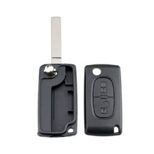 2 BUTTON CE0523 CAR KEY SHELL FOB CASE FOR PEUGEOT 307 308 407 607 CITROEN C5 C6
