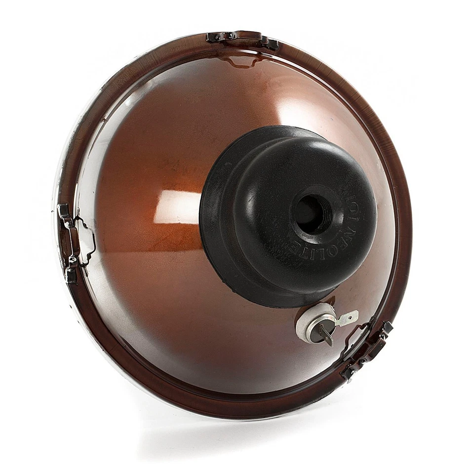 7 INCH ROUND HEADLIGHT HALOGEN CONVERSION KIT -  PAIR WITH H4 BULB & PILOT LHD - Image 3 of 4