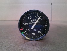 Aircraft General Electric Tachometer Indicator P/N 8DJ43BAE As Removed