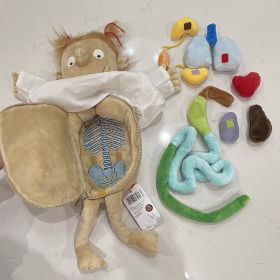 Sigikid “Rosi” The Little Patient Educational Anatomy Plush Doll w ...