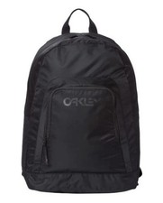 Oakley 23L Sport Backpack Black Nylon Durable Travel School Bag FOS901071 NWT