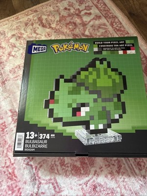 MEGA Pokemon Build Your Pixel Art Bulbasaur (374 Piece) - New (T39)