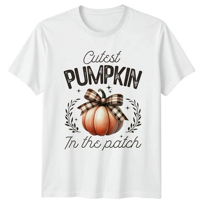 Süßester Kürbis im Patch Damen T-Shirt Herbst Ernte