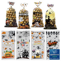 CellophantüTen Halloween 100 StüCk SüßIgkeiten TüTen Mit Twist Krawatten Snacks