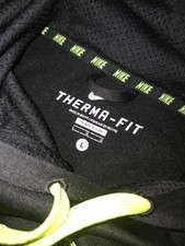 Nike Therma Fit Hoodie Pullover With Nike Dri FIT Shorts Set SIZE Large BLACK
