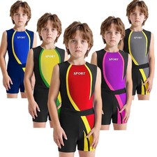 Kids Boys Suit Dance Outfit With Shorts Set Athletic Round Neck Training Sports