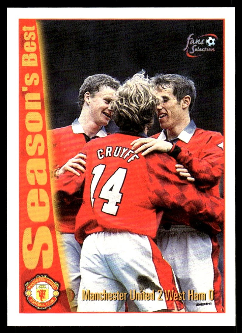 Collection Complète De Cartes Manchester United 1998 Futera – Légendes Et Joueurs Mythiques