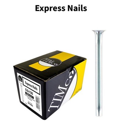 Timco verzinkte Beton & Mauerwerk Express Nägel - 6 mm/8 mm Hammer Fix Anker