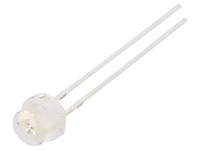 2X OSR5RU56A1A-5V Led Rot 4,8Mm 150-220Mcd 100° Front: GewöLbt 5VDC Anz. Ausg: 2