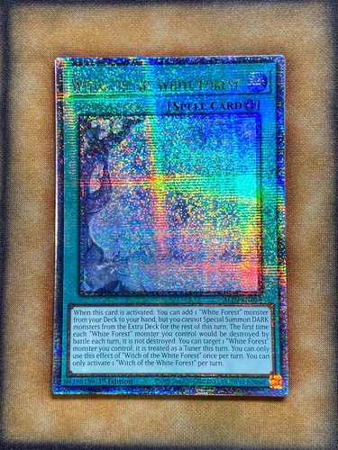 Witches of the White Forest [Quarter Century Secret Rare] ALIN-EN058 YuGiOh Alliance Insight card