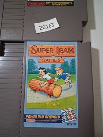 3 Nintendo games track & field 2, super team games, super mario  NES  bc21 26163