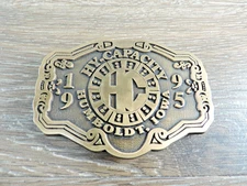 Hy-Capacity Humboldt Iowa 1995 Belt Buckle Limited Edition