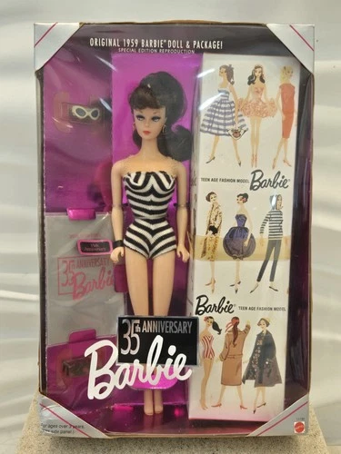 Vintage 1993 Barbie 35th Anniversary Original 1959 Doll Special Edition New