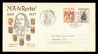 DR WHO 1957 NETHERLANDS FDC RUYTER CACHET COMBO w28016