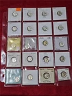 Dealer's Overstock Sheet of 20 UNC/BU 90% SILVER MERCURY DIMES 1942-1943 #T3753