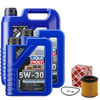 MotoröL Set High Tech 5W-30 Liqui Moly 7 Liter + ÖLfilter FüR BMW 1Er 3Er 5Er