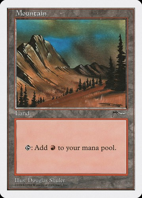 #ad MTG Mountain Arabian Nights Anthologies #082 $0.99