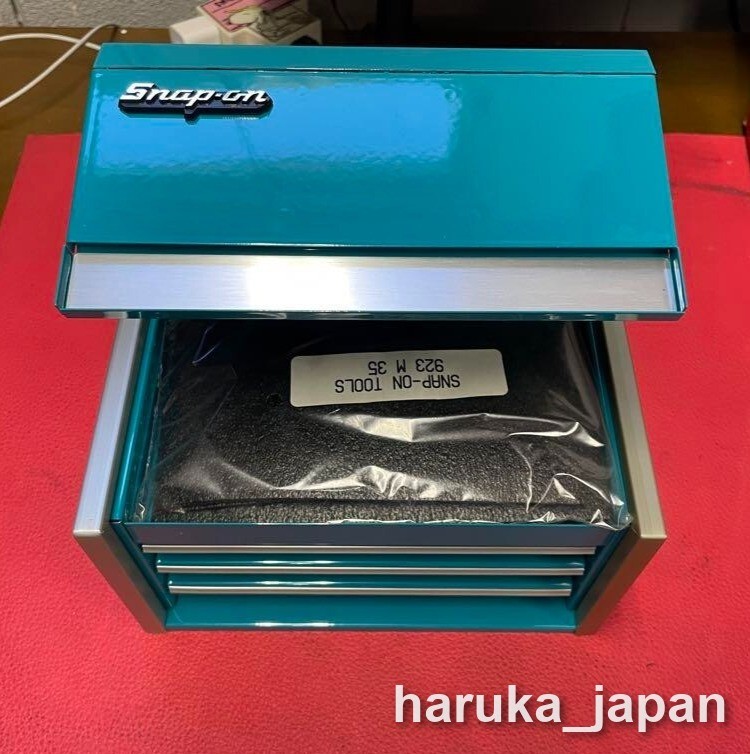 Snap-On Toolbox Teal Miniature Top Tool Box Base Cabinet LOGO | eBay