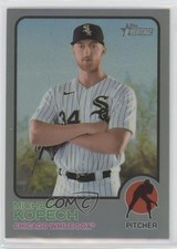 2022 Heritage High Number Chrome Silver Bordered Refractor Michael Kopech 8o1