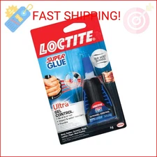 Loctite Super Glue Ultra Gel Control, Clear Superglue, Cyanoacrylate Adhesive In