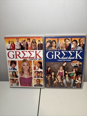 Greek: Chapter Two 2 & Four 4 Complete DVD Season 1 Part 2 & Season 2 Part 2