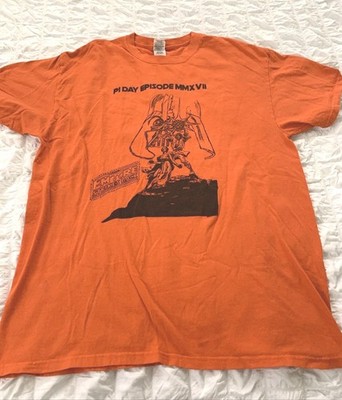 Sz L Men's Tee Empire Strikes Back 2017 Shirt Roman Numerals PI DAY Episode 