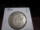 1950 - Canada 50 cent  - Canadian half dollar -