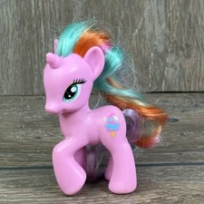 My Little Pony G4 Sweetie Swirl Brushable Ice Cream Cutie Pony Figure RARE MLP