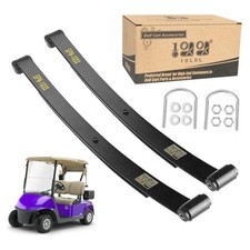 Heavy Duty Rear 2-Leaf Spring Kit for EZGO RXV 2008-up Golf Cart, Dual-Action