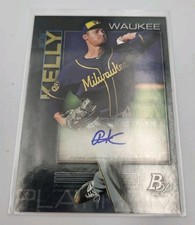 2020 Bowman Platinum Antoine Kelly- Auto #Top-45-Rangers Pitching Prospect