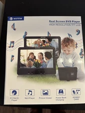 WONNIE Car DVD Player Dual Screen - 10.5" - W-1011