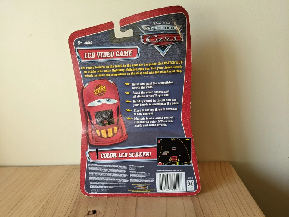 Disney Pixar Cars Lightning McQueen Videojuego LCD Color Pantalla LCD Probado Funciona Foto 4 de 4