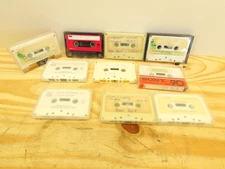Vintage Lot Of 10 Church Sermon Biblical Passage Mix Cassette Tape 1980's