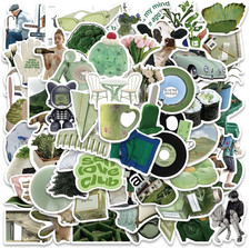 Cute Aesthetic Stickers for Water Bottles, 62PCS Waterproof Vinyl Stickers Pack
