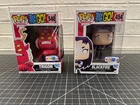 LOT OF 2 TEEN TITANS GO! FUNKO POP FIGURES BLACKFIRE 454 & TRIGON 540 NEW IN BOX