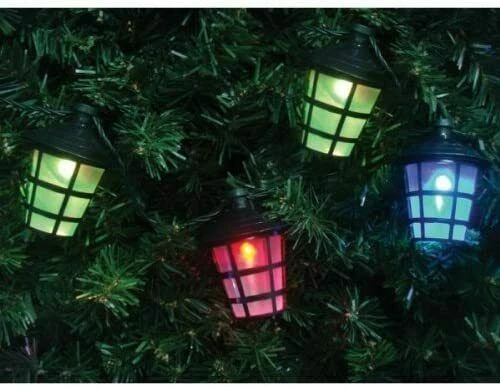 Coloured lantern fairy lights outlet