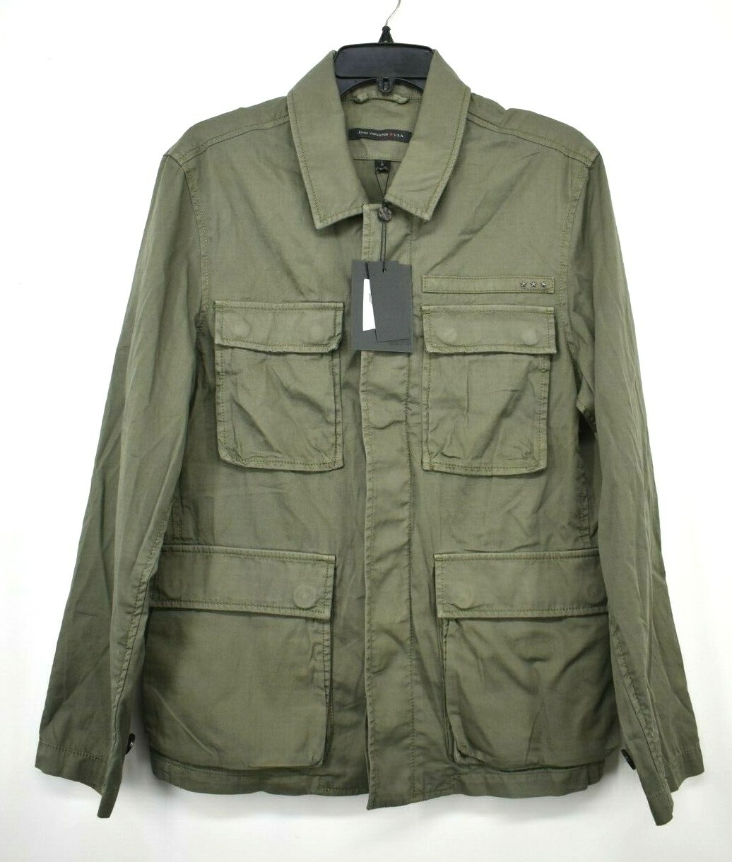 John Varvatos Star USA Men Olive Green 