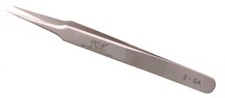 Eyelash Tweezer Set of 2 Genuine Vetus Brand Isolation Tweezers 2-SA, 5A-SA