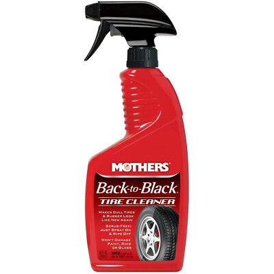 Mothers 09324 Back-to-Black Tire Cleaner, 24 fl. oz.