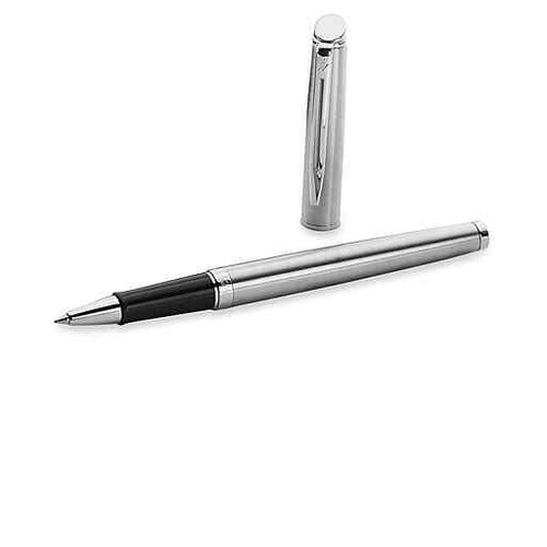 Waterman Hemisphere Rollerball Penna Acciaio Inox Nuova Con Scatola * - Foto 2 di 4