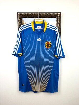 Japan Home football shirt 2008 Soccer Adidas Jersey Mens Trikot