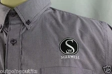 NEW Red House Non Iron Sizewise Embroidered Men's Long Sleeve Casual Shirt Sz L