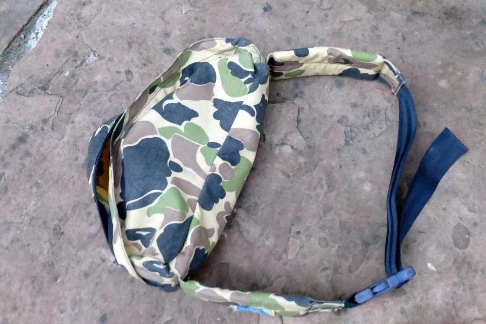 Top-Load Holster Camera Waist Bag Pouch Belt snap on CAMO green tactical pack - Image 2 of 4