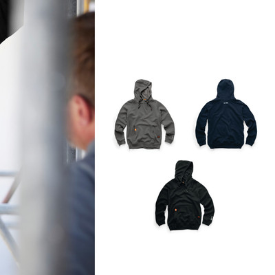 Scruffs Eco Worker Hoodie SH003 - Baumwoll Raglanärmel Design