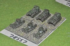 10mm WW1 / british - 3 whippet tanks & 3 armoured cars - vehicles (78557)