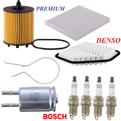 Tune Up Kit Filters Spark Plugs For CHEVROLET COBALT L4 2.4L 2006-2008