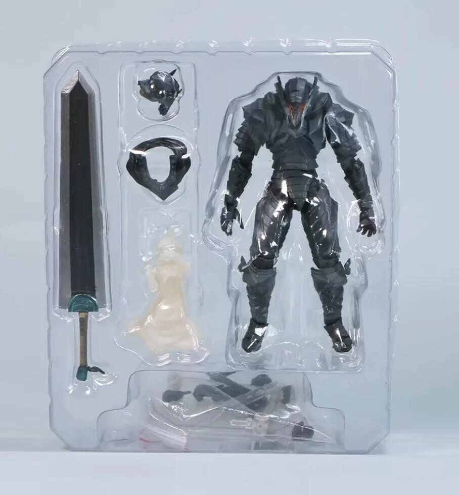 【破格の価格‼️】ISAMI レガース 黒 Fサイズ GUTS TO FIGHT Figma SP 046 Guts Berserk Armour PVC Action Figure First